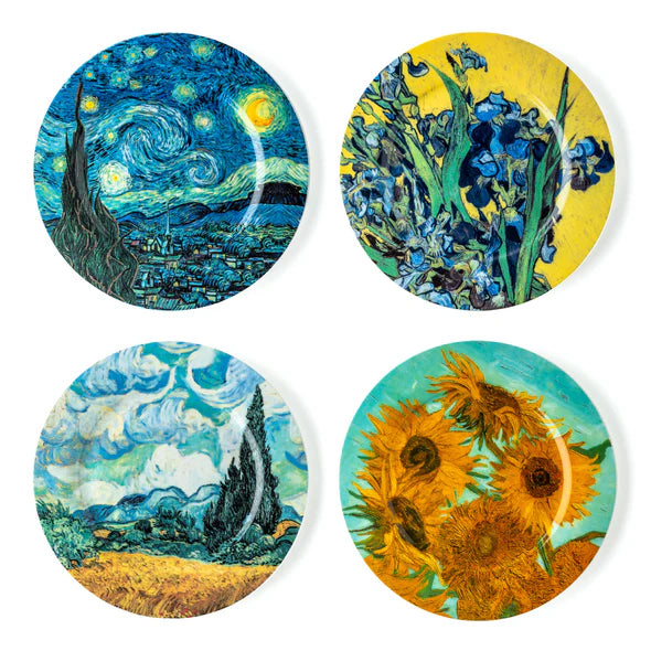 Van Gogh Dessert Plates Set of 4