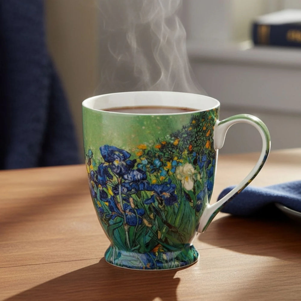 Van Gogh Irises Mocha Mug