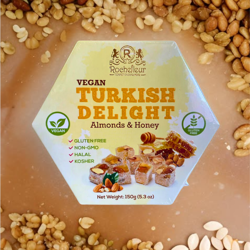 Vegan Turkish Delight Almond & Honey 150g