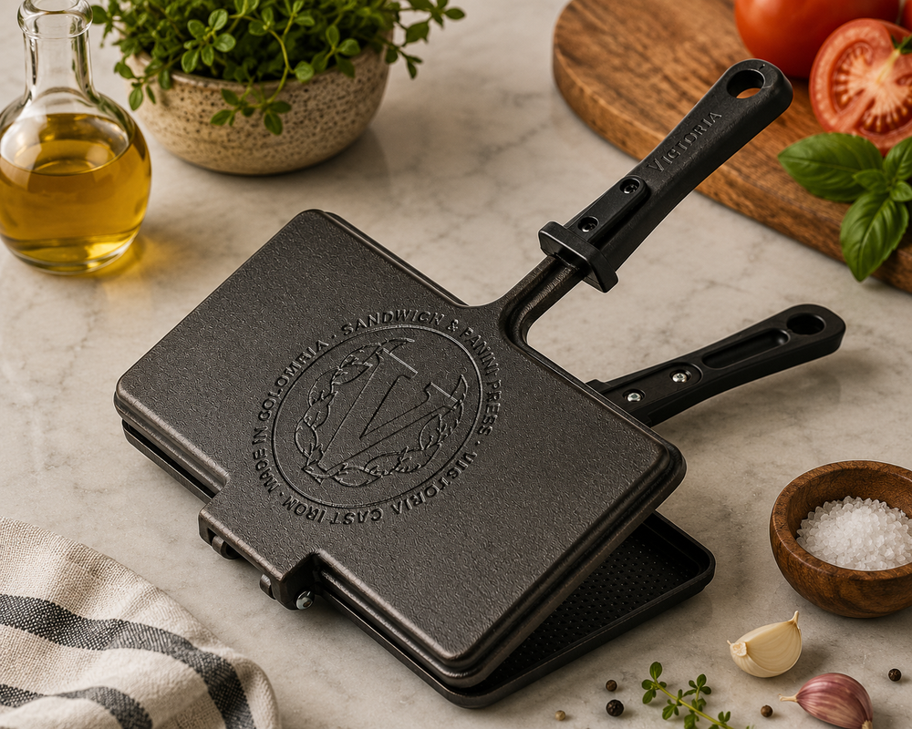 Victoria Cast Iron Panini Press