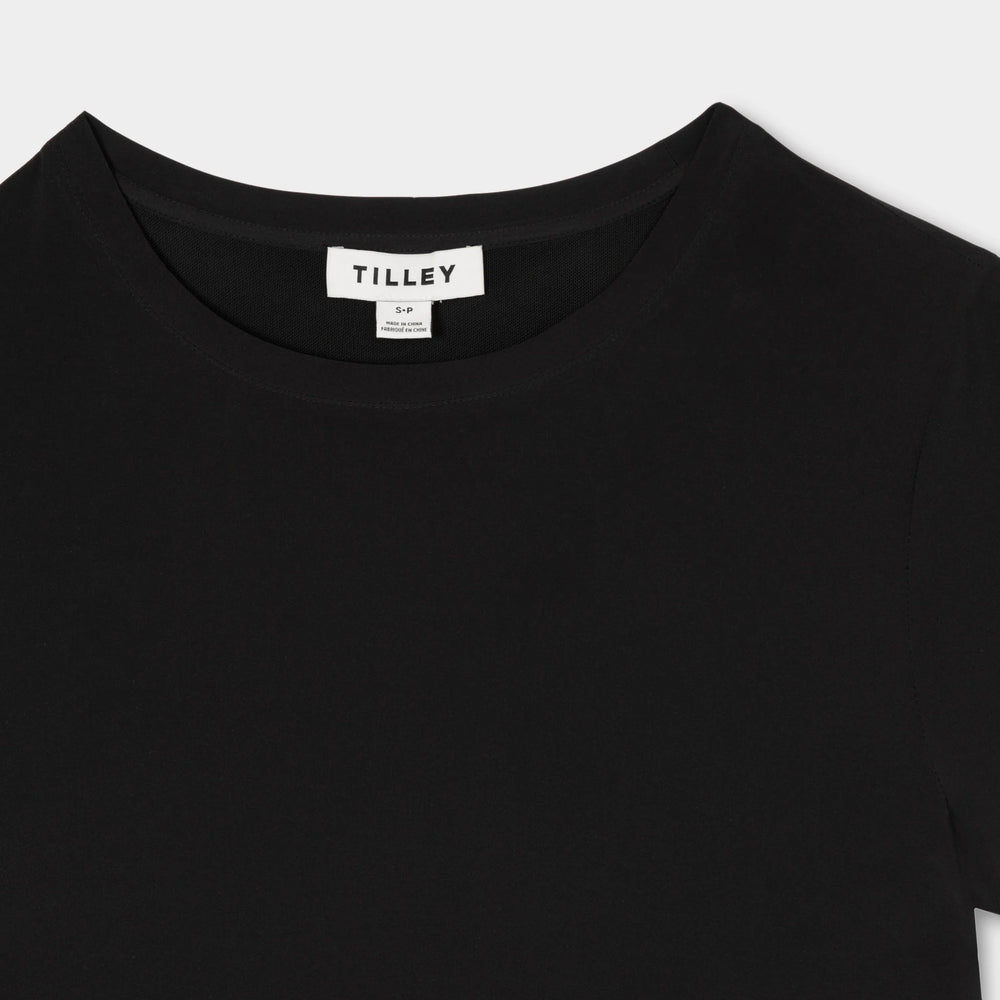 Tilley Tech Slk Tee Dress Black