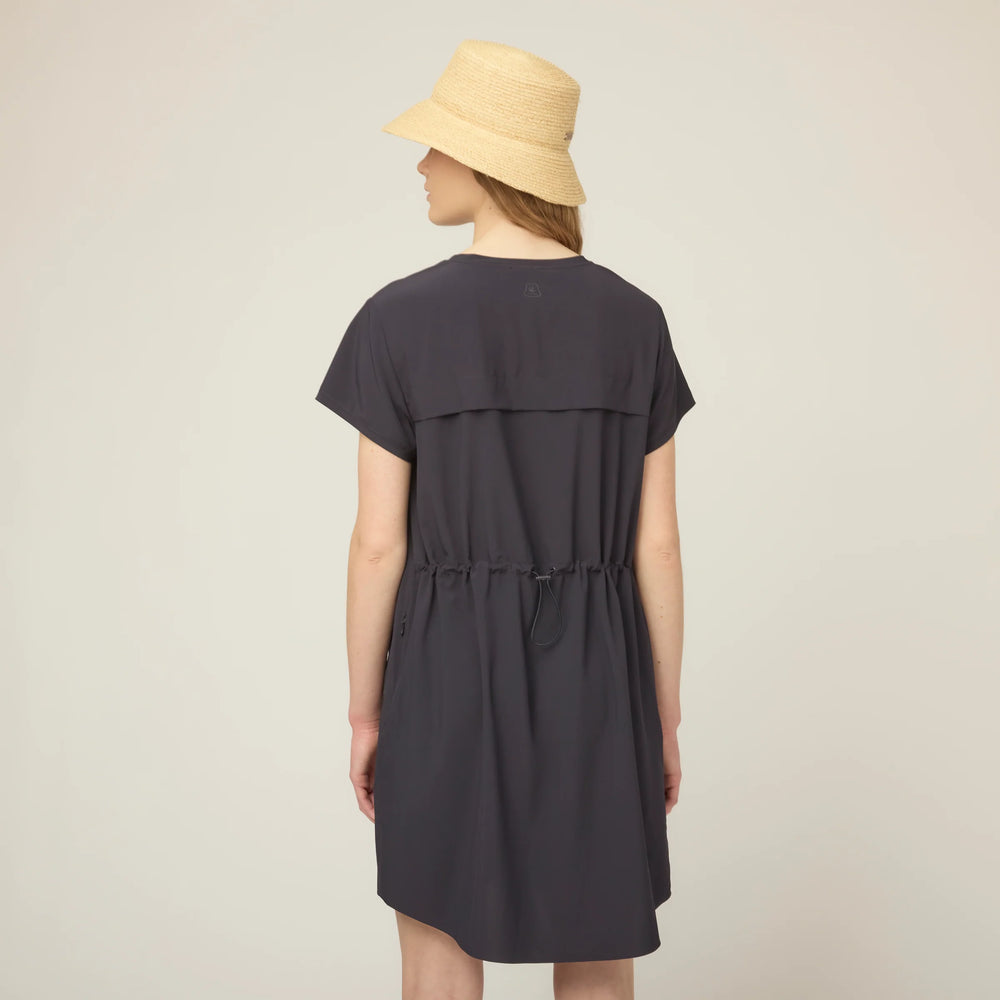 Tilley Tech Slk Tee Dress Navy