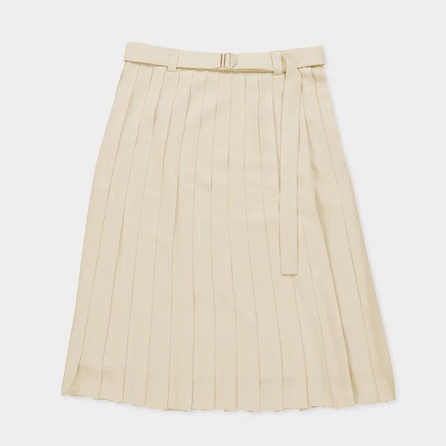 TIlley: Womens Tech Slk Pleated Skirt Tofu