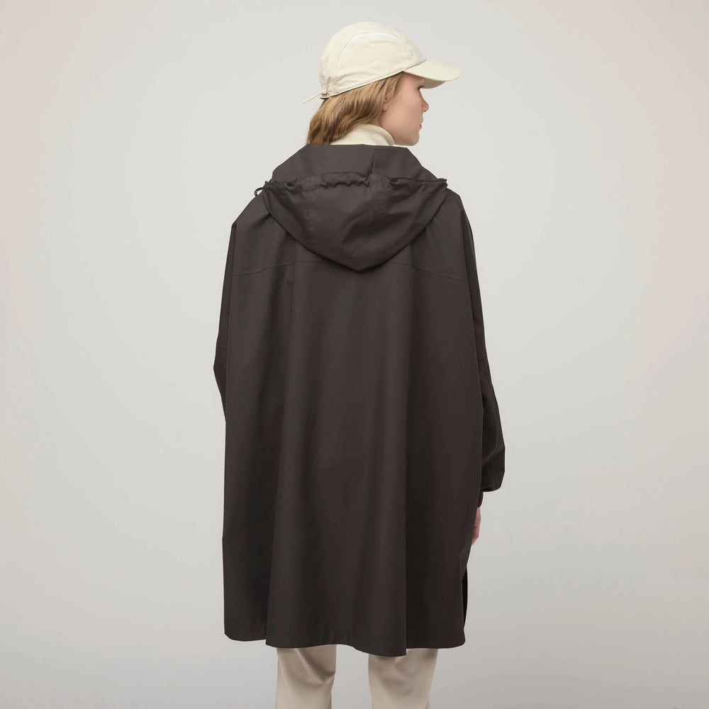 Tilley Packable Hooded Poncho Black