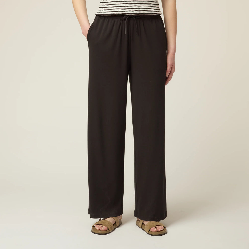 Tilley Tencel Rib Pull on Pant Black
