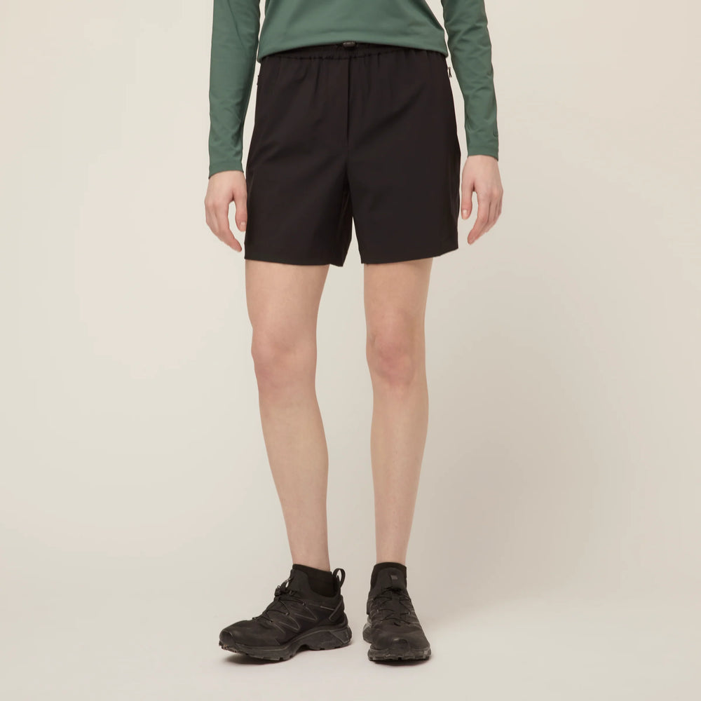 Tilley Wanderer Pull On Short Black