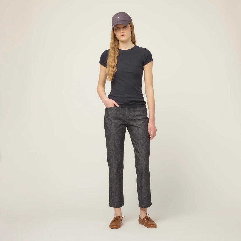 Tilley Short Sleeve Rib Tee Navy