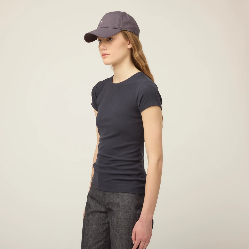 Tilley Short Sleeve Rib Tee Navy
