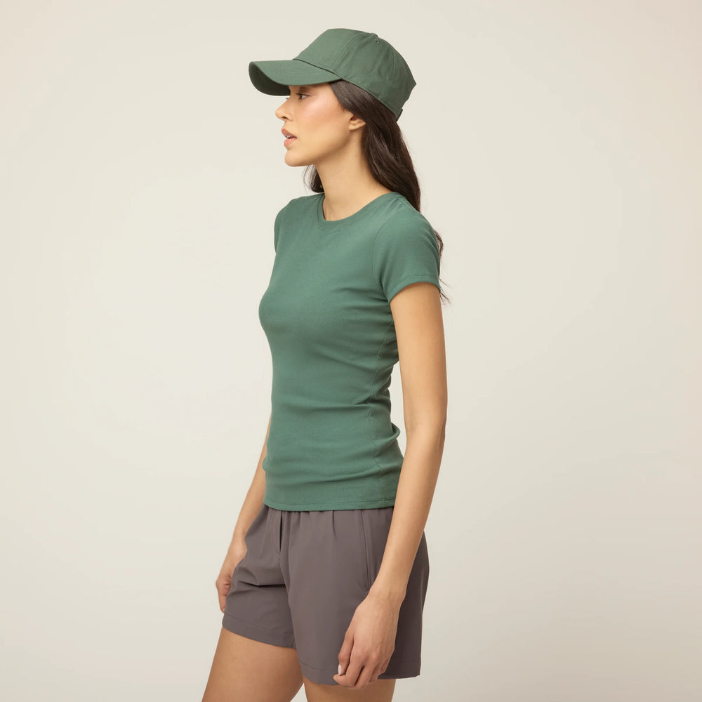Tilley Short Sleeve Rib Tee Ivy