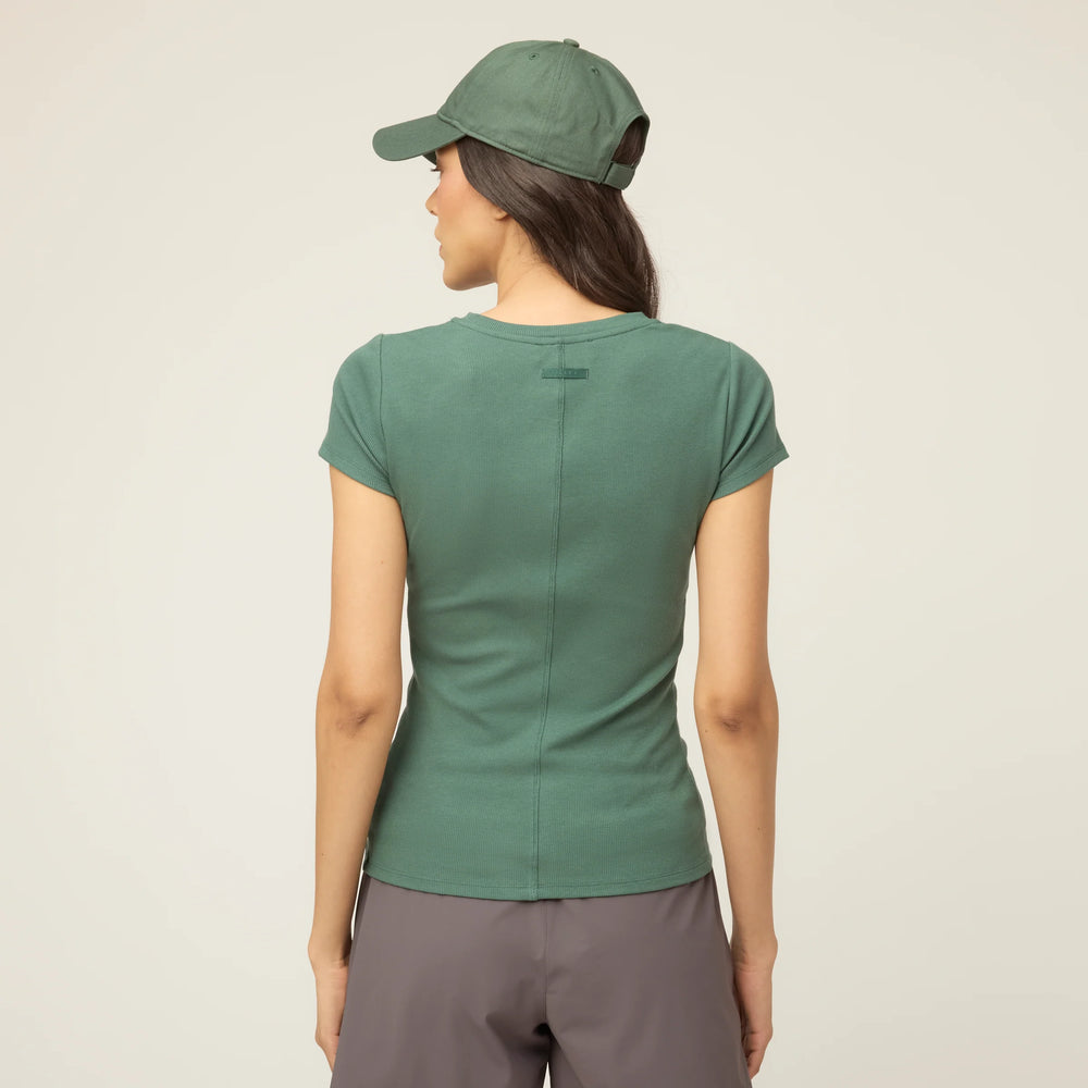 Tilley Short Sleeve Rib Tee Ivy