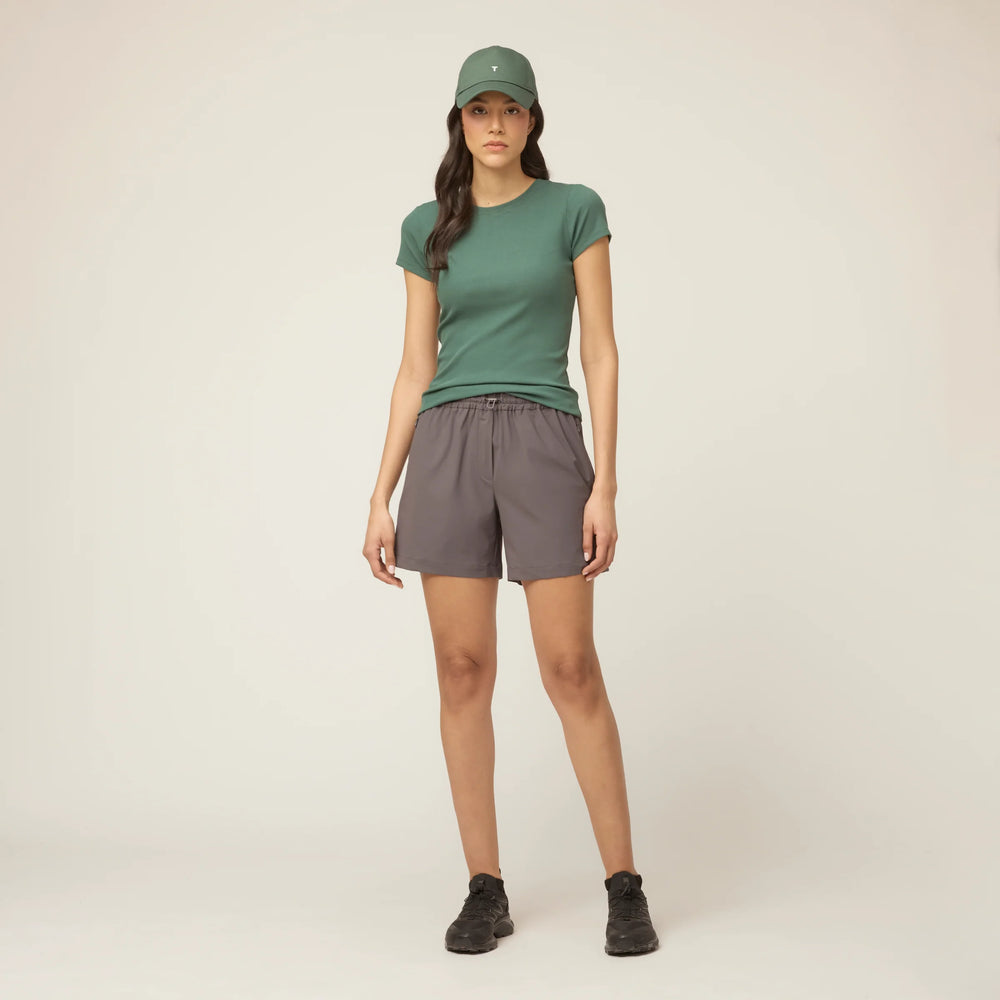 Tilley Short Sleeve Rib Tee Ivy