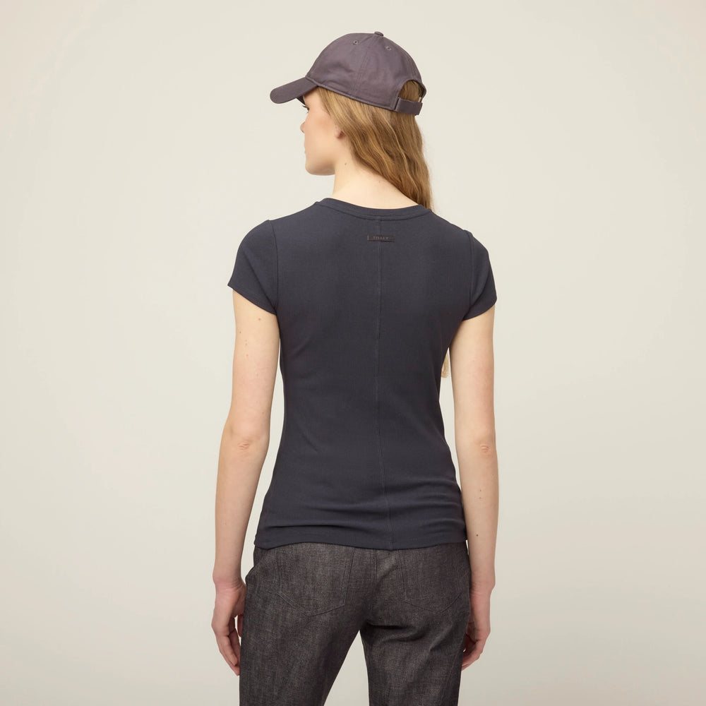 Tilley Short Sleeve Rib Tee Navy