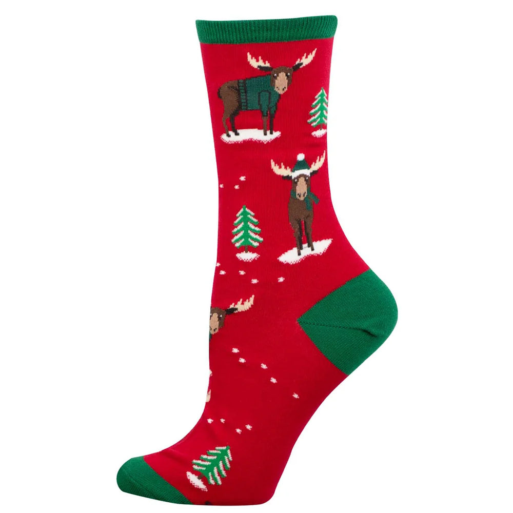 Socksmith Christmoose - Red