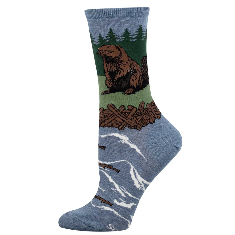 Socksmith Beaver - Blue Heather