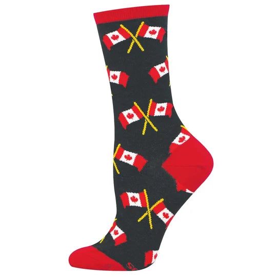 Socksmith Oh Canada - Black (Women)