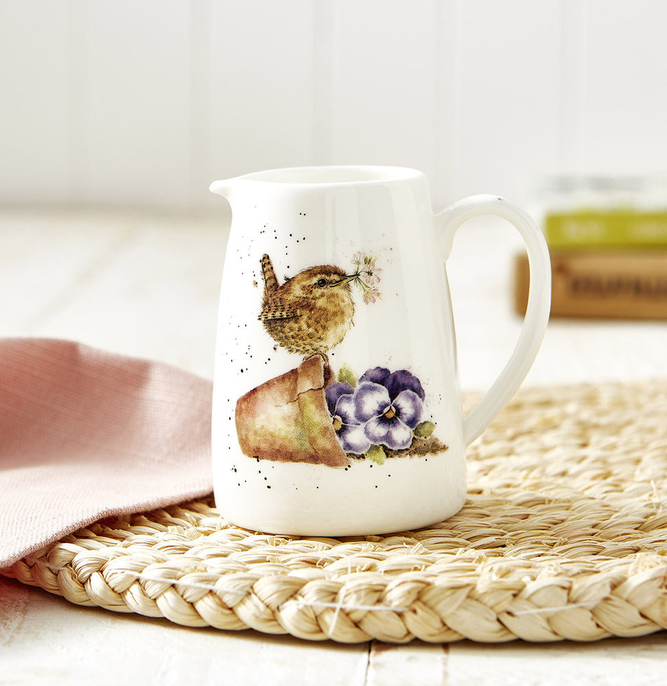 Wrendale Posy Jug - Pottering About (Wren)
