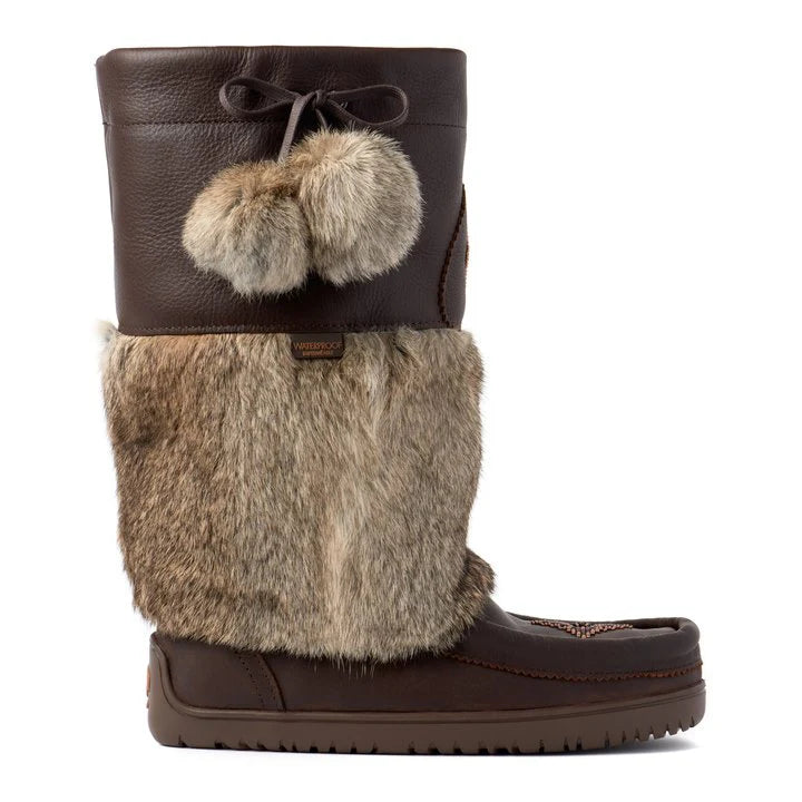 Manitobah Waterproof Snowy Owl Grain Cocoa