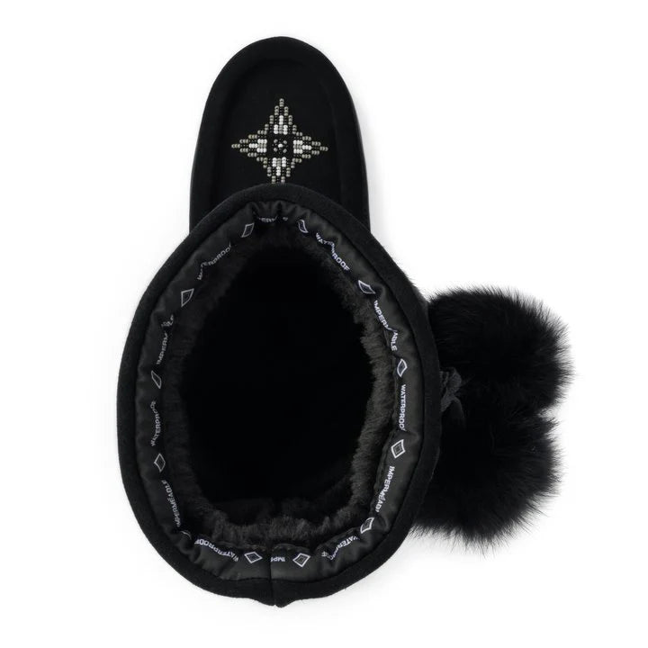 Manitobah Waterproof Snowy Owl Black