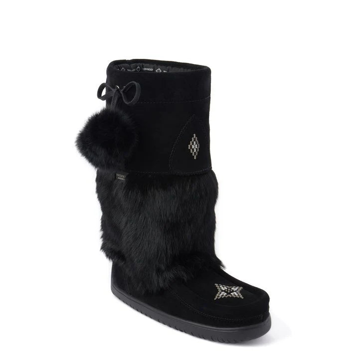Manitobah Waterproof Snowy Owl Black