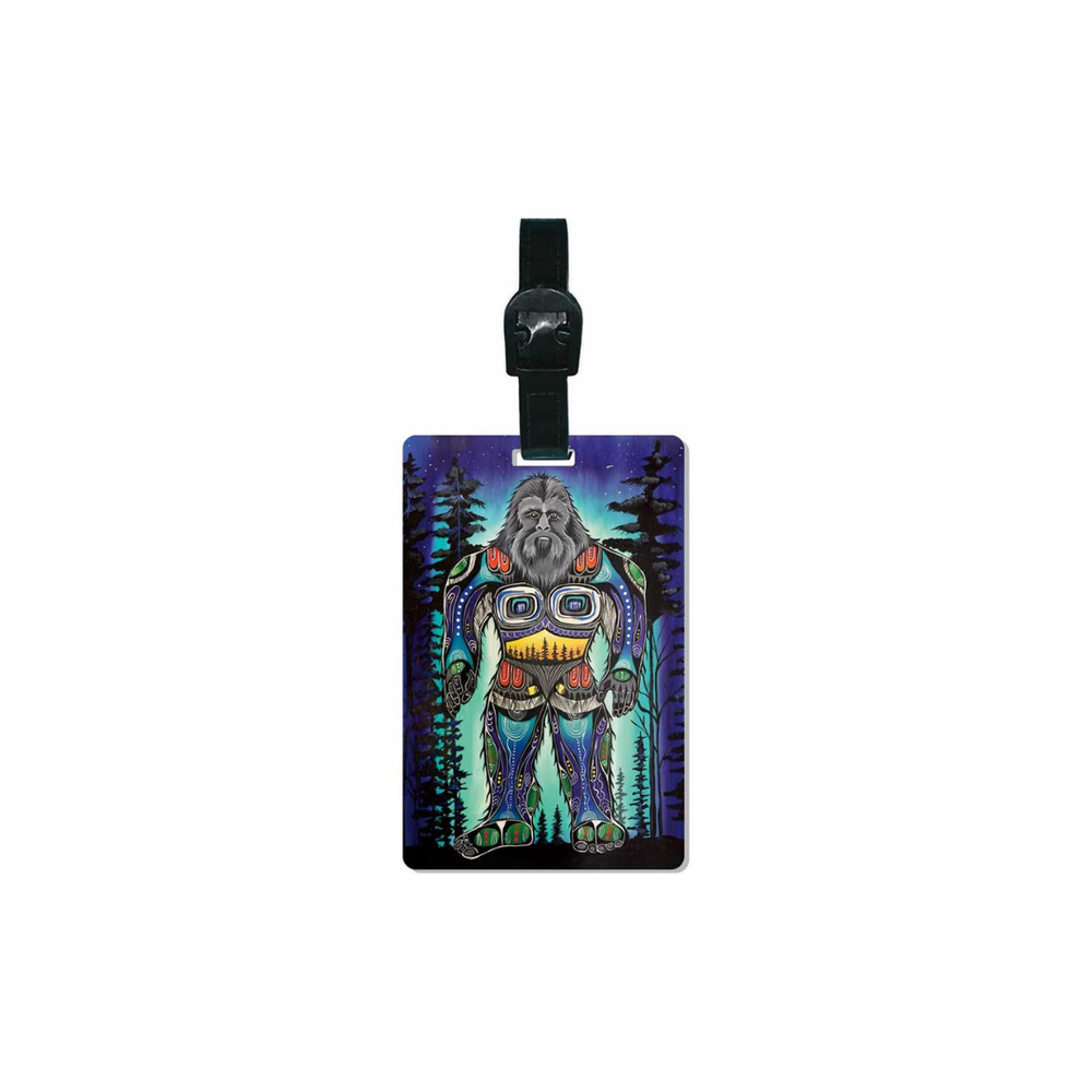 Indigenous Art Luggage Tag Walking Tall