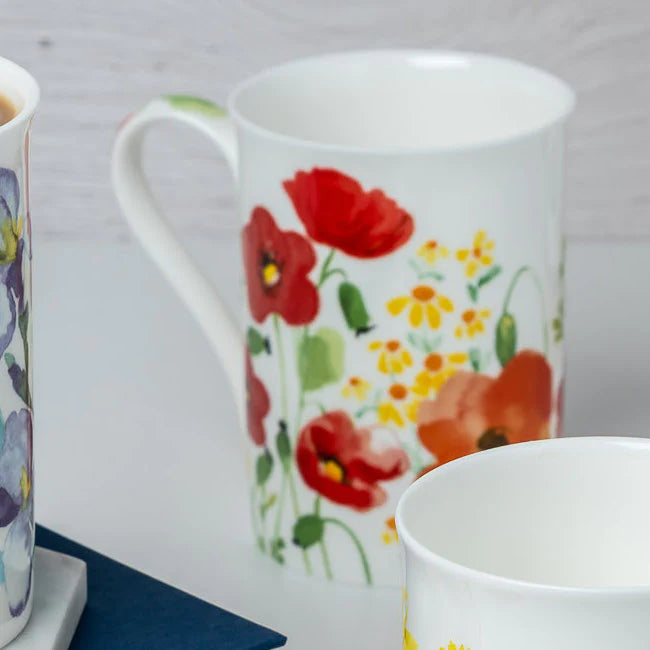 Watercolor Red Classico Mug