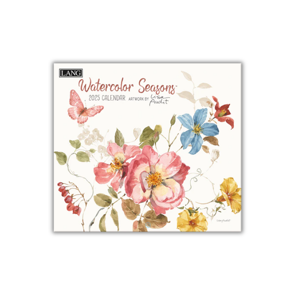 Lang 2025 Calendar - Watercolor Seasons