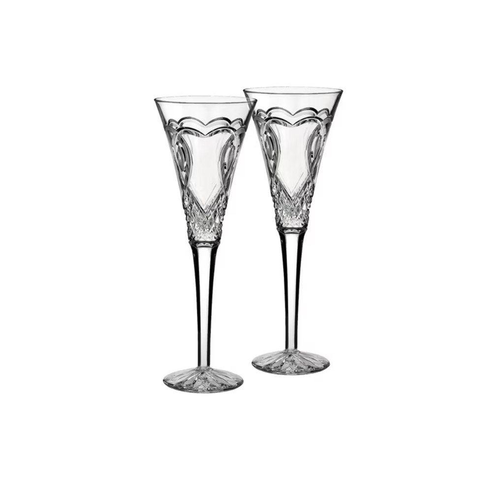 Waterford Wedding Flute Set of 2