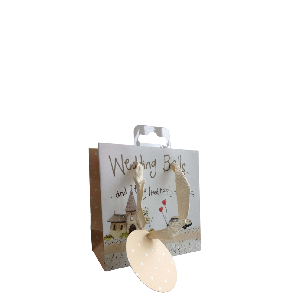 Alex Clark Small Gift Bag - Wedding Bells