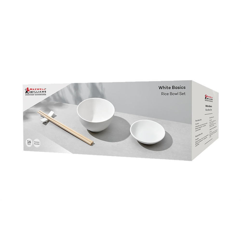 White Basics Rice Set (16pc)