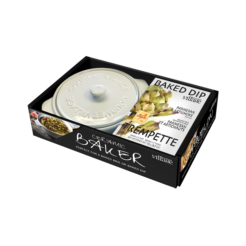 The White Baker Gift Set-Parmesan & Artichoke Dip