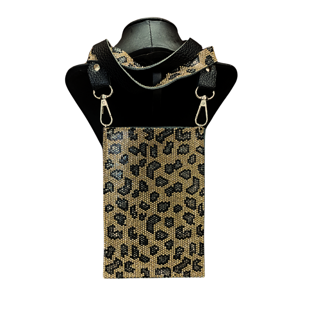 Cellphone Purse - Wild Leopard Gold by Jacqueline Kent