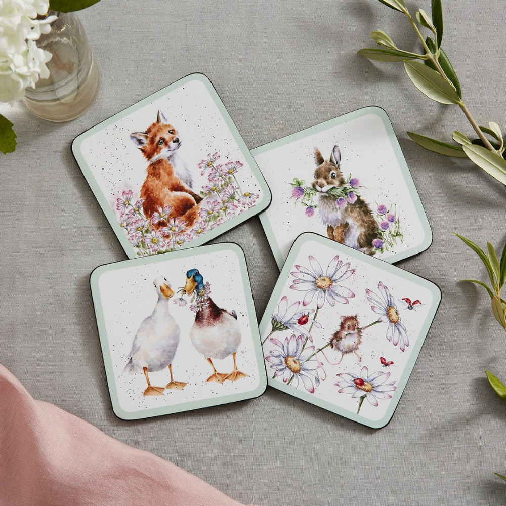 Wrendale Pimpernel 'Wild Flowers' Coasters (Set of 4)