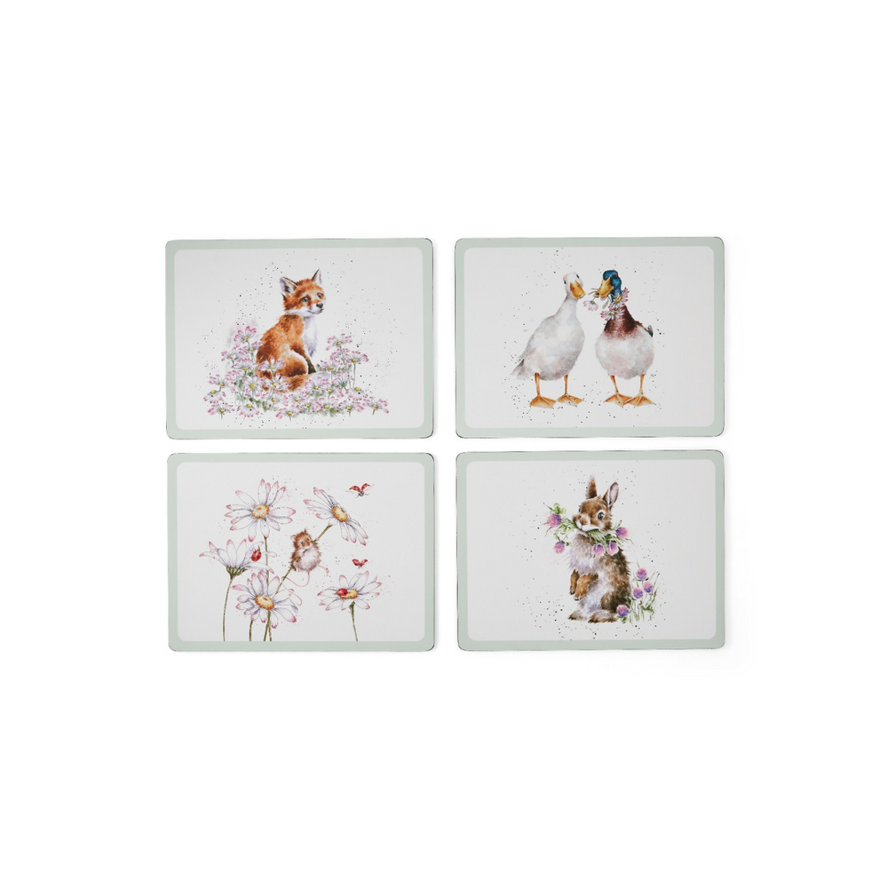 Wrendale Pimpernel 'Wild Flowers' Placemats Luncheon (Set of 4)