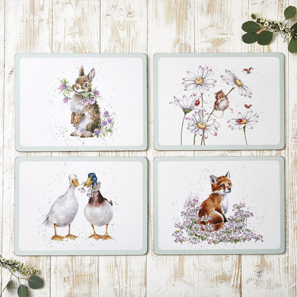 Wrendale Pimpernel 'Wild Flowers' Placemats (Set of 4)