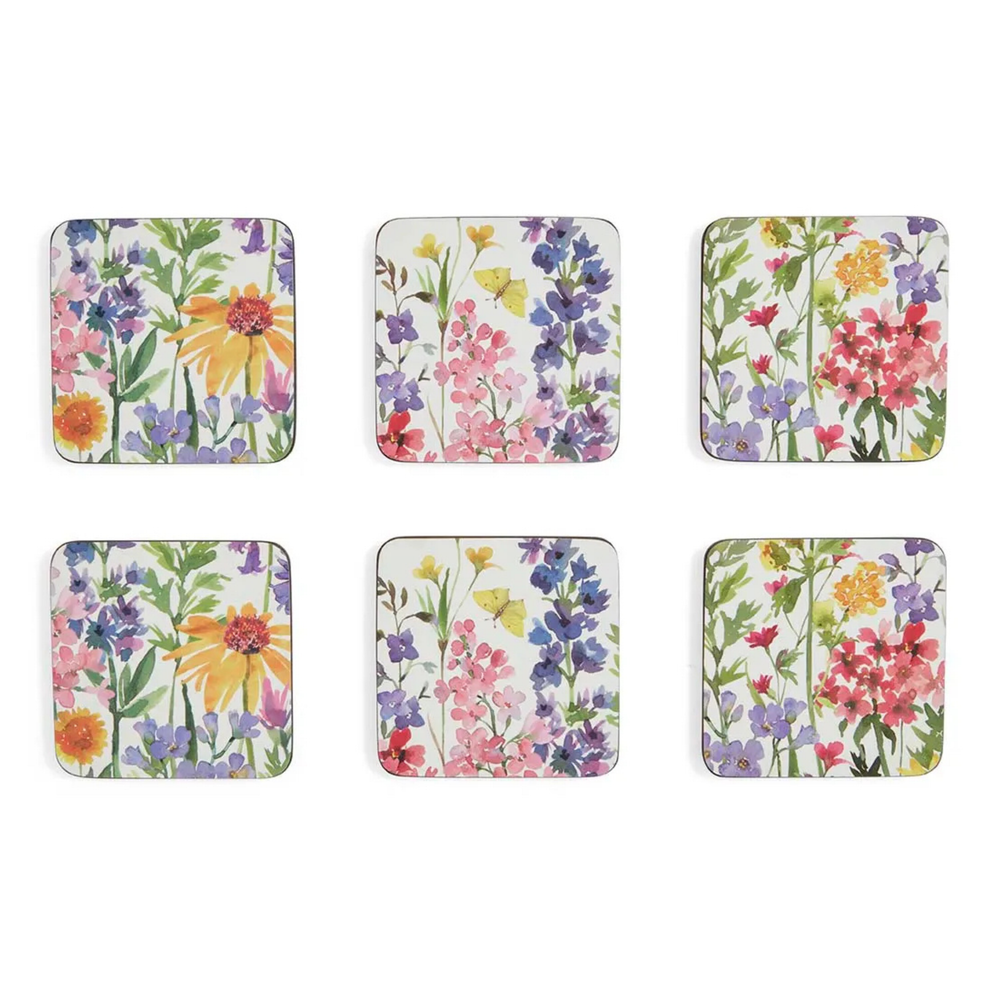 Wildflowers Coasters - Set of 6