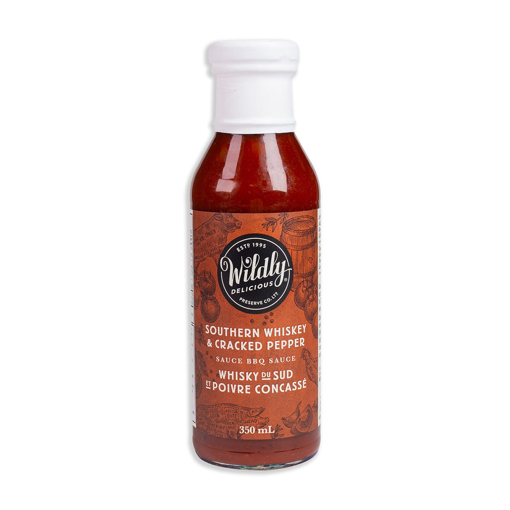 Wildly Delicious Southern Whiskey & Cracked Pepper BBQ Sauce