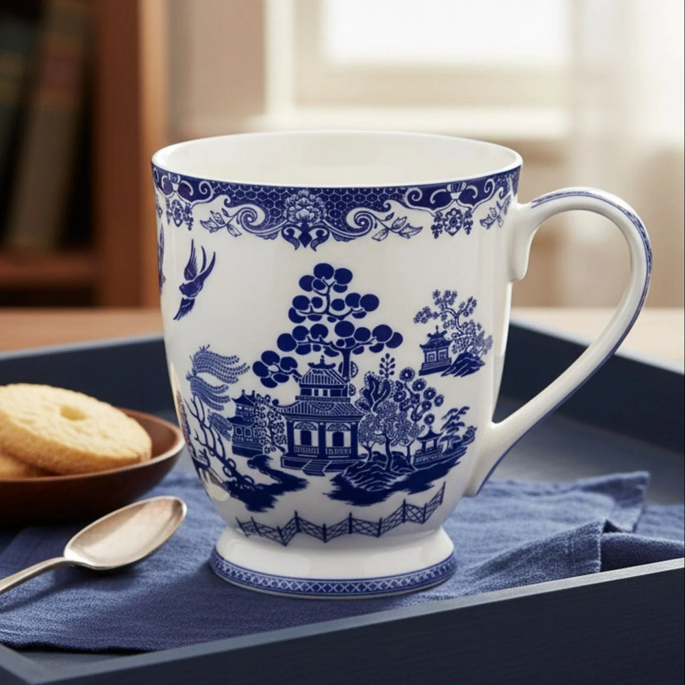 Willow Blue Mocha Mug