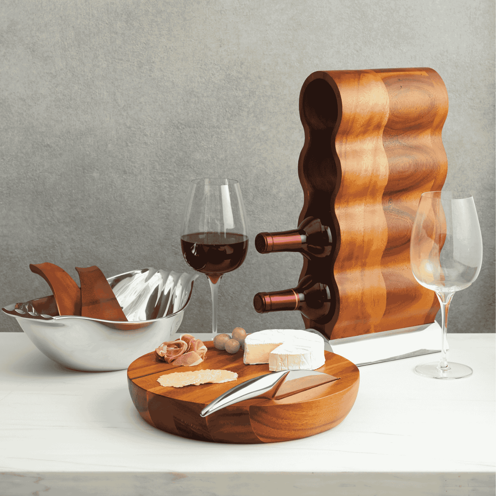 Nambé Harmony Cheese Board & Knife