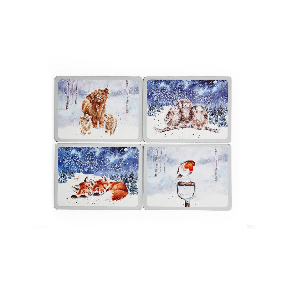 Wrendale Pimpernel 'Winter Skies' Placemats Luncheon (Set of 4)