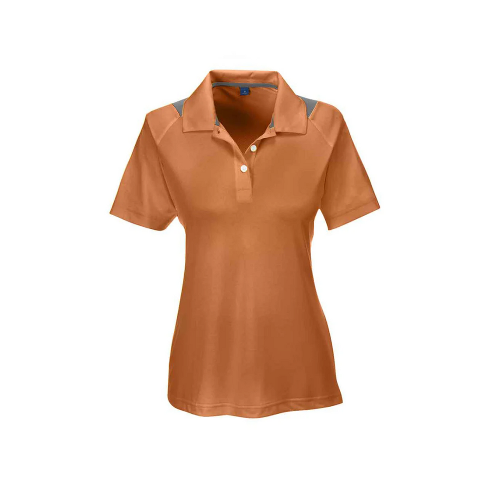 Women's Sport Performance Polo - Burnt Orange