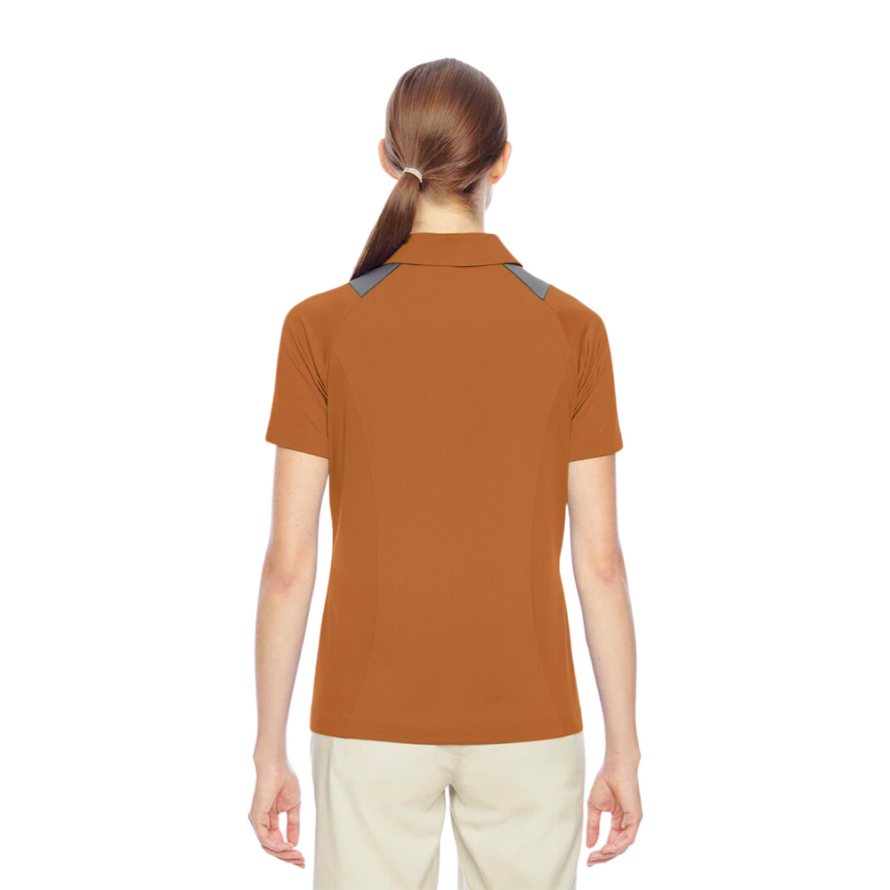 Women's Sport Performance Polo - Burnt Orange