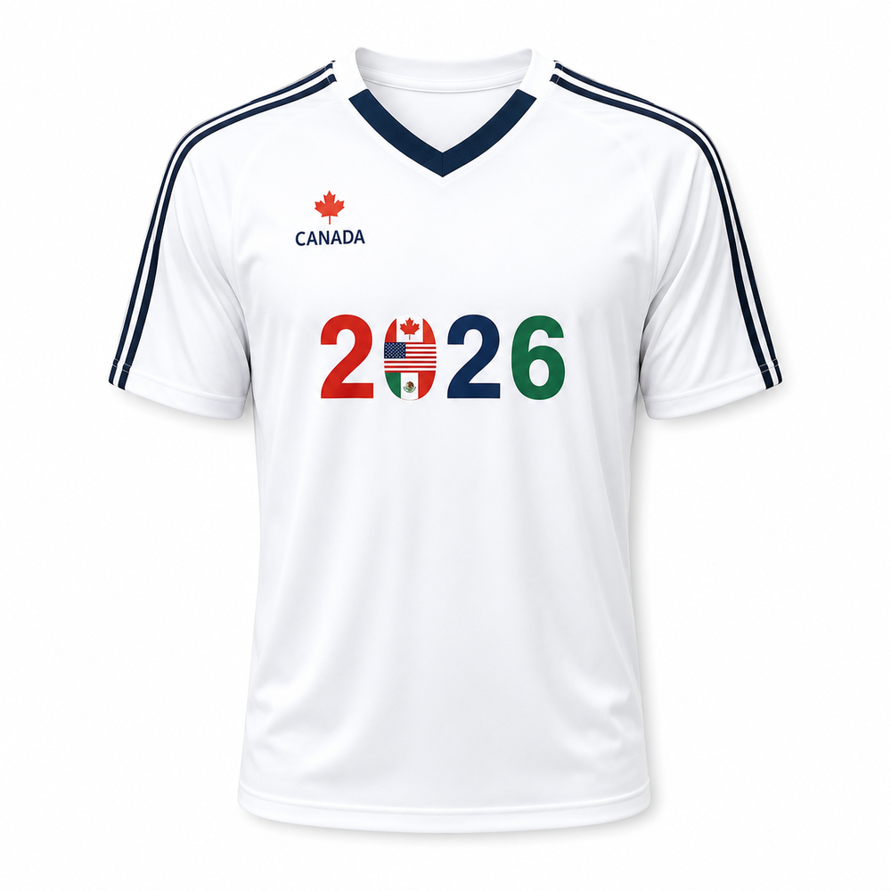 World Cup 2026 Host Countries Jersey White
