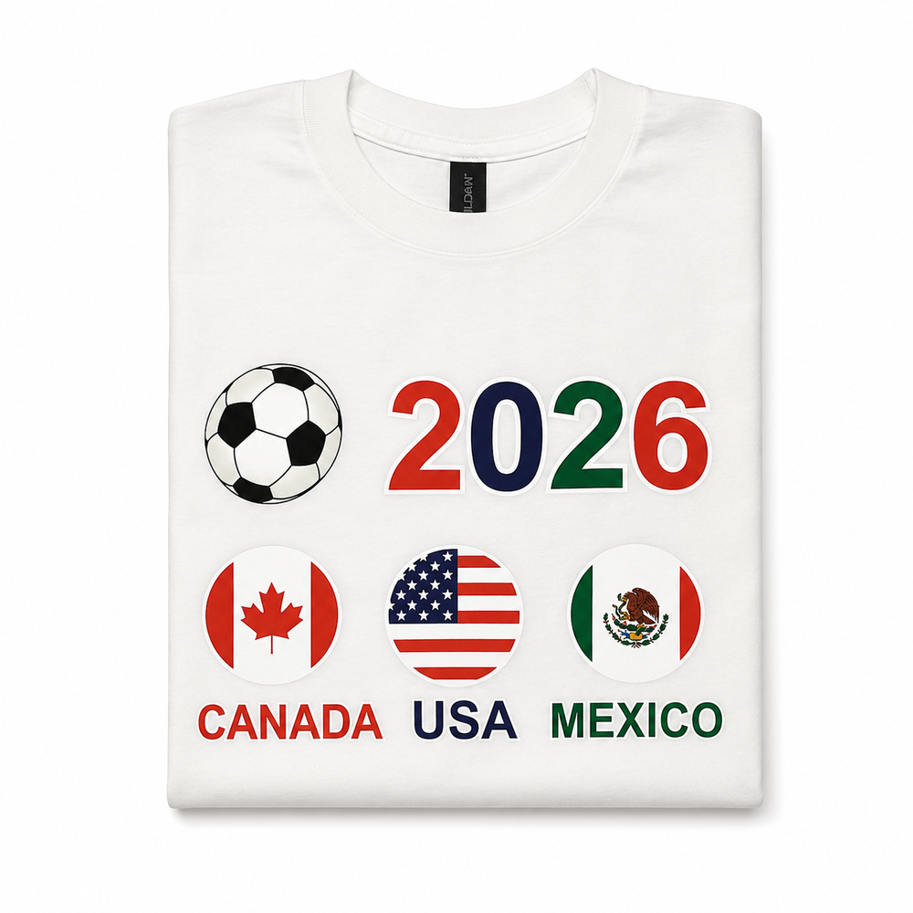 World Cup 2026 Host Countries T-Shirt White