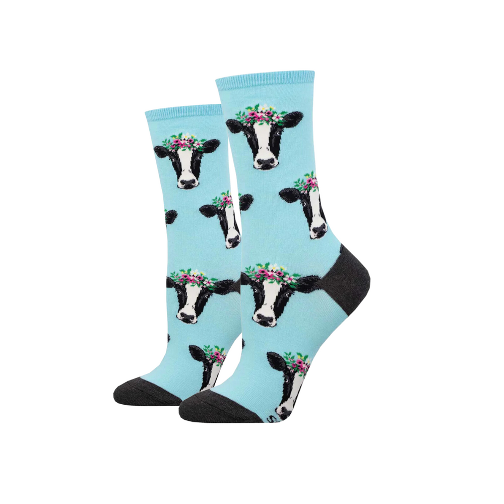 Socksmith Wow Cow - Blue