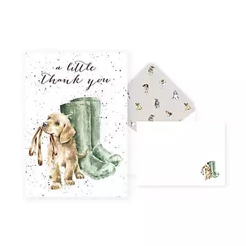 Wrendale Gifts - 'A little Thank You' Dog Notelet Set