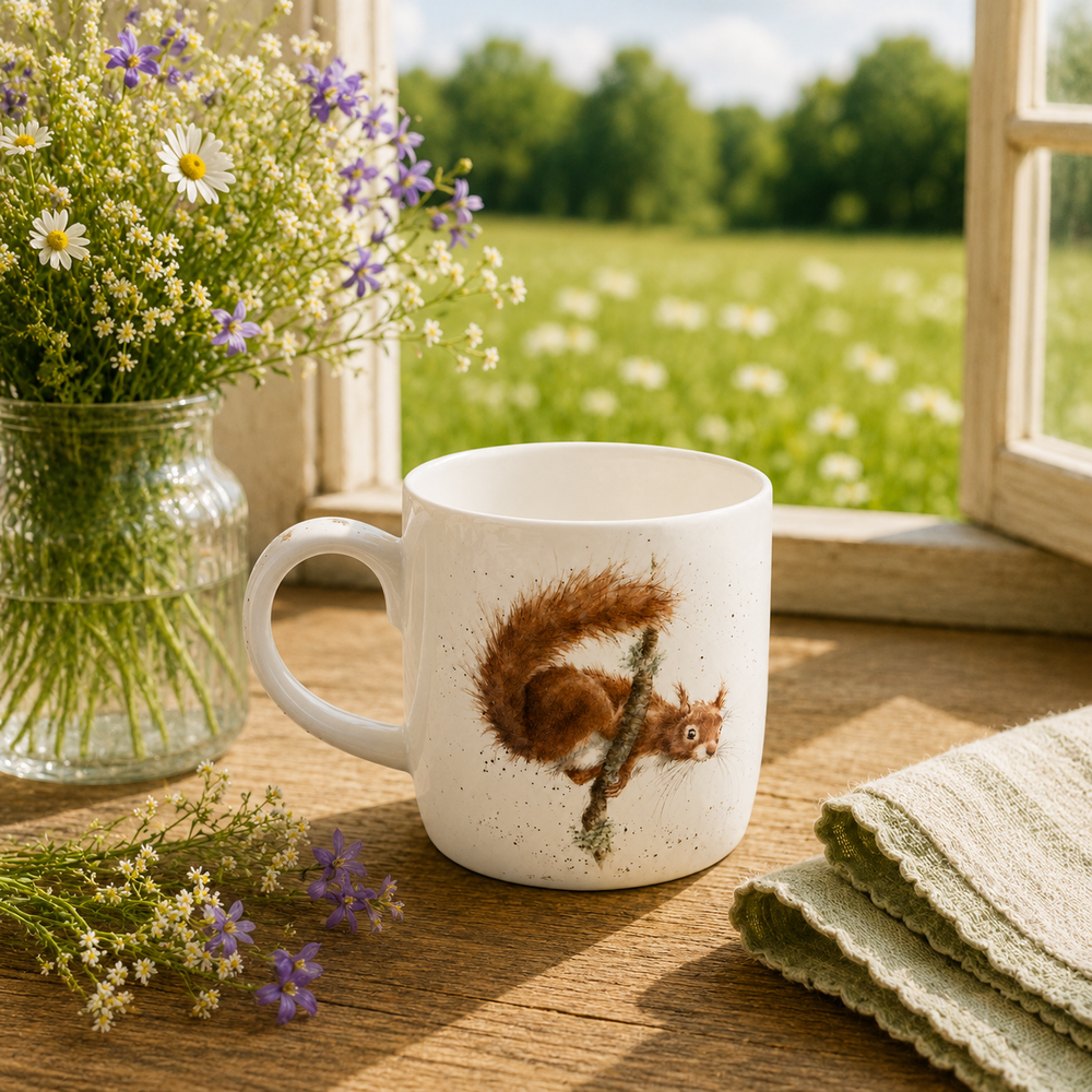 Wrendale 11 oz Mug - Between Friends (Squirrel)