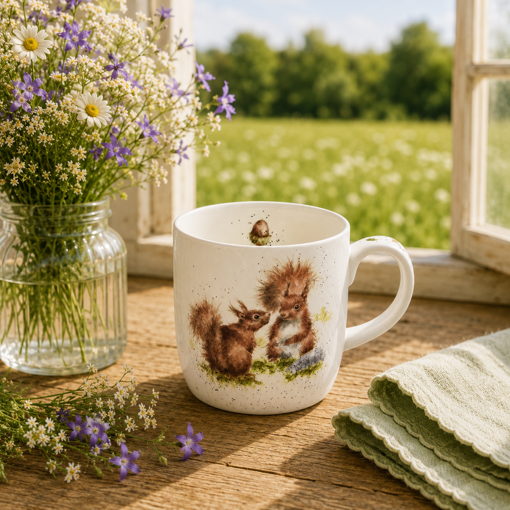 Wrendale 11 oz Mug - Between Friends (Squirrel)