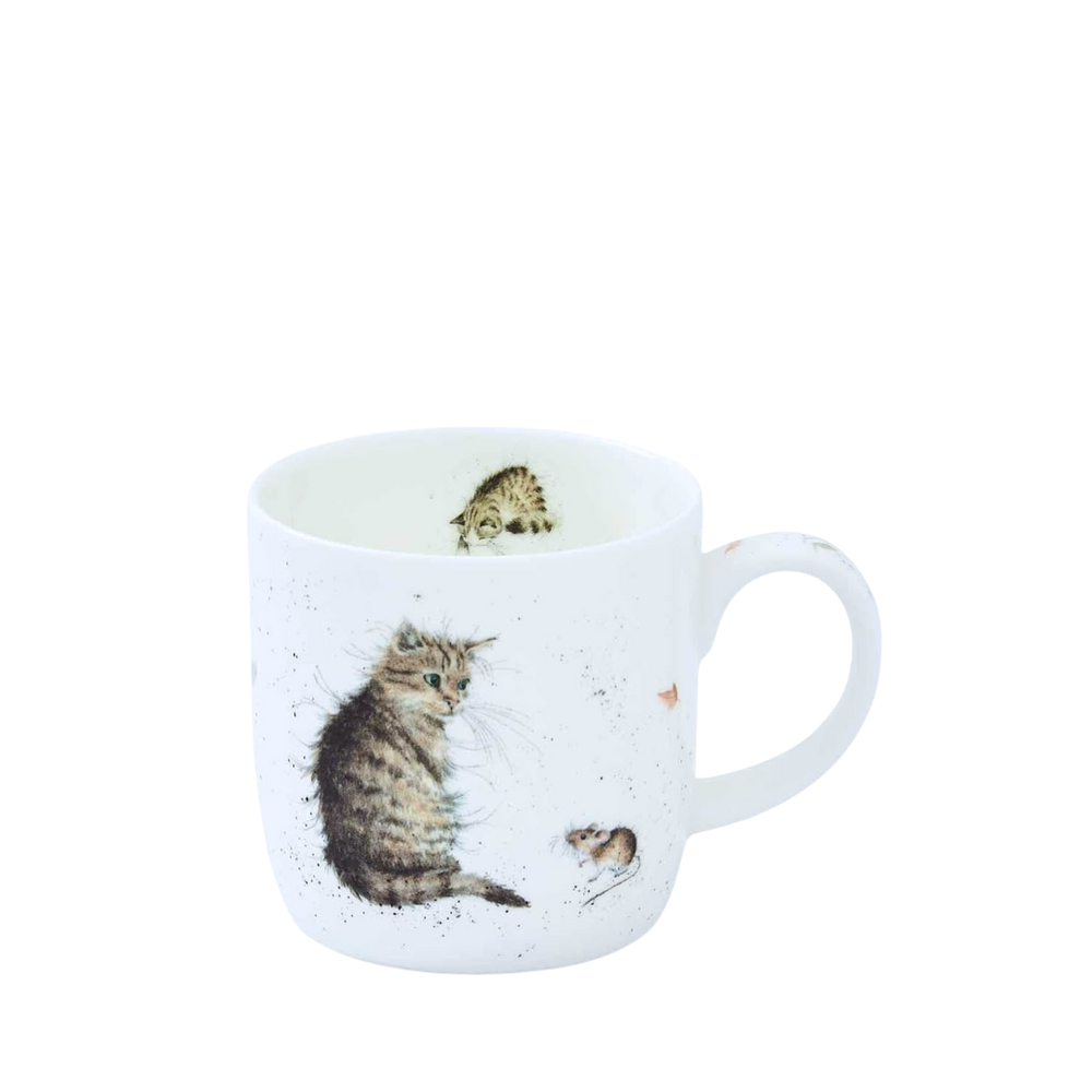 Wrendale 11 oz Mug - Cat and Mouse