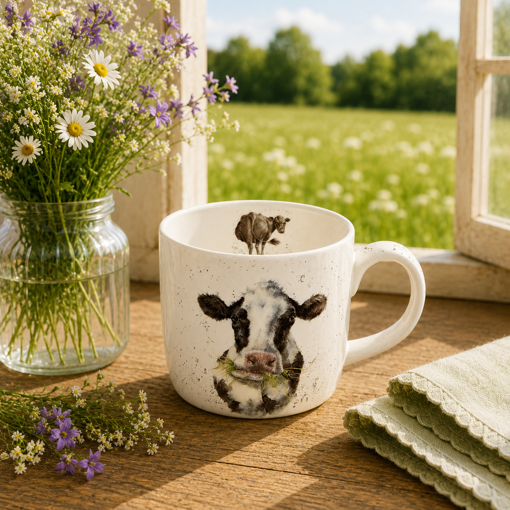 Wrendale 11 oz Mug - Mooo (Cow)