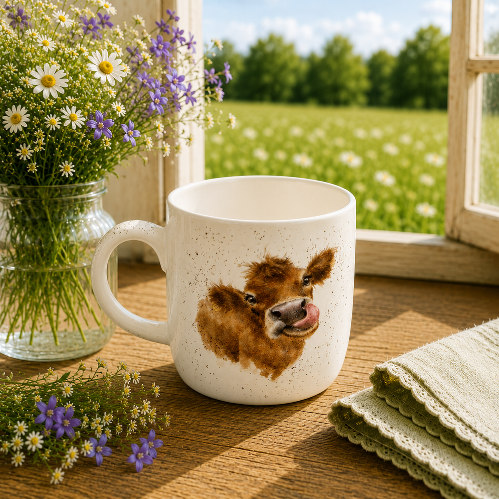 Wrendale 11 oz Mug - Mooo (Cow)